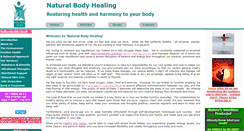 Desktop Screenshot of naturalbodyhealing.com